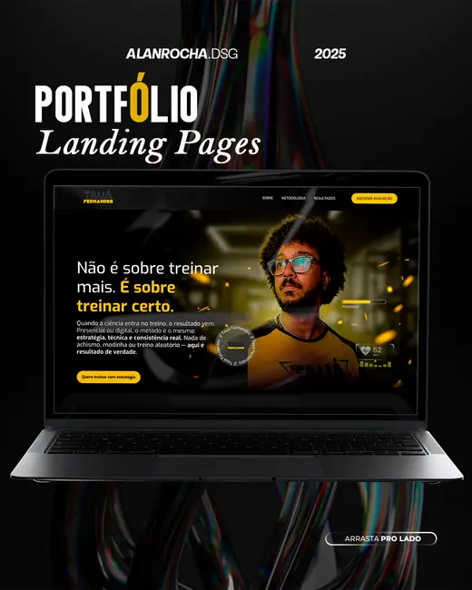 Capa de carrossel para Instagram: Portfólio: landing page Star Trader — design de Alan Rocha (ALANDSG)