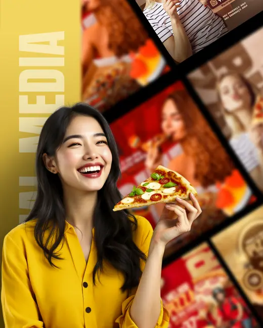Série de posts: Posts para pizzaria — design de Alan Rocha (ALANDSG)