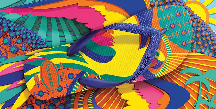 design gráfico representado por composição visual criativa com cores vibrantes e formas abstratas