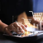 Vendas no marketing digital B2B analisadas em dashboards de conversão e relatórios de atração comercial.